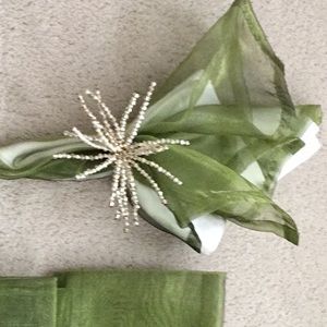 Organza napkin jackets